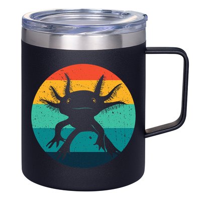 Ambystomatidae Breeder Axolotl Animal Funny Retro  12oz Stainless Steel Coffee Mug