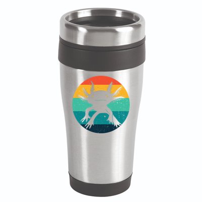Ambystomatidae Breeder Axolotl Animal Funny Retro  16oz Travel Tumbler