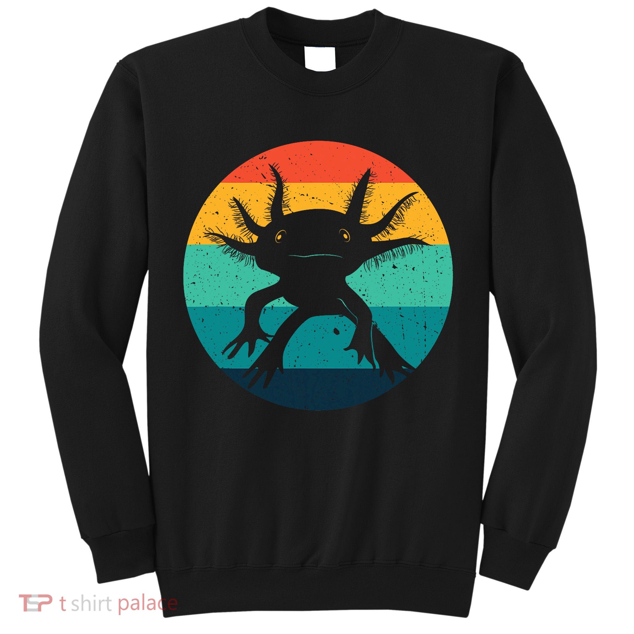 Ambystomatidae Breeder Axolotl Animal Funny Retro  Tall Sweatshirt