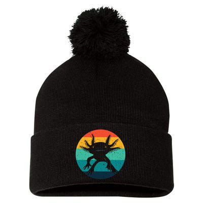 Ambystomatidae Breeder Axolotl Animal Funny Retro  Pom Pom 12in Knit Beanie
