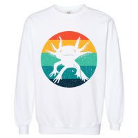 Ambystomatidae Breeder Axolotl Animal Funny Retro  Garment-Dyed Sweatshirt