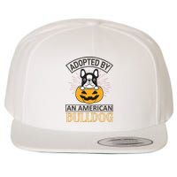 Adopted By American Bulldog Wool Snapback Cap