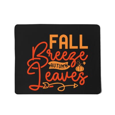 Autumn Breeze And Leaves Mousepad
