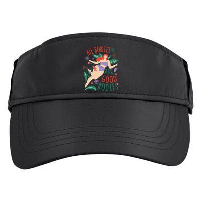 All Bodies Are Good Bodies Adult Drive Performance Visor