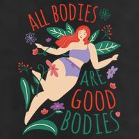 All Bodies Are Good Bodies Golf Towel