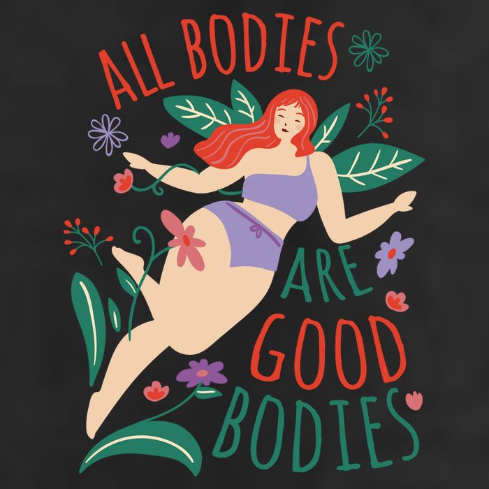 All Bodies Are Good Bodies Golf Towel