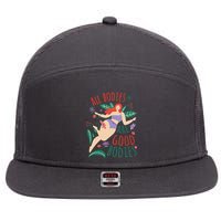 All Bodies Are Good Bodies 7 Panel Mesh Trucker Snapback Hat