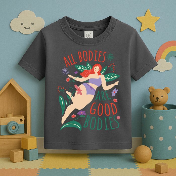All Bodies Are Good Bodies Toddler T-Shirt