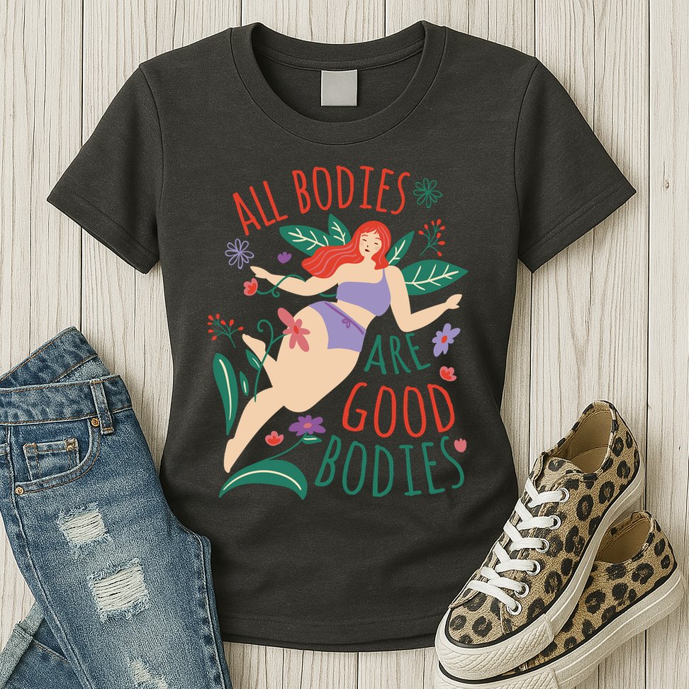 All Bodies Are Good Bodies Womens T-Shirt