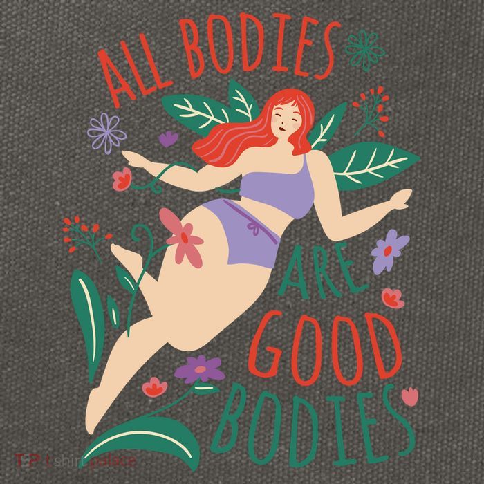 All Bodies Are Good Bodies Cotton Canvas Backpack