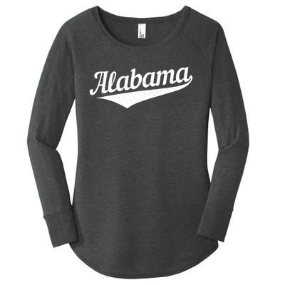 Alabama Bama Al Pride State Vintage Retro Sports Style Women's Perfect Tri Tunic Long Sleeve Shirt