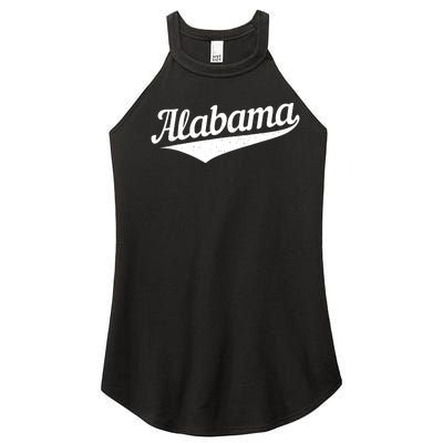 Alabama Bama Al Pride State Vintage Retro Sports Style Women’s Perfect Tri Rocker Tank