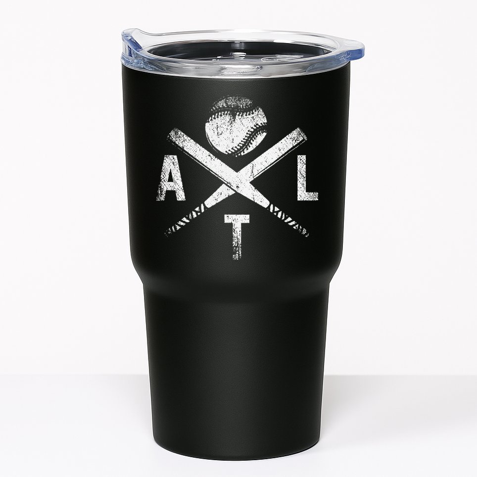 Atlanta Baseball ATL Vintage Georgia Brave Gift Tumbler