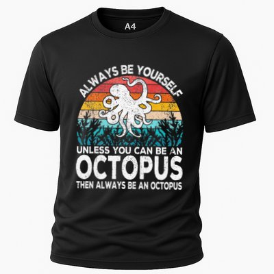 Always Be An Octopus Lover Funny Octopus Quote Retro Performance Shirt