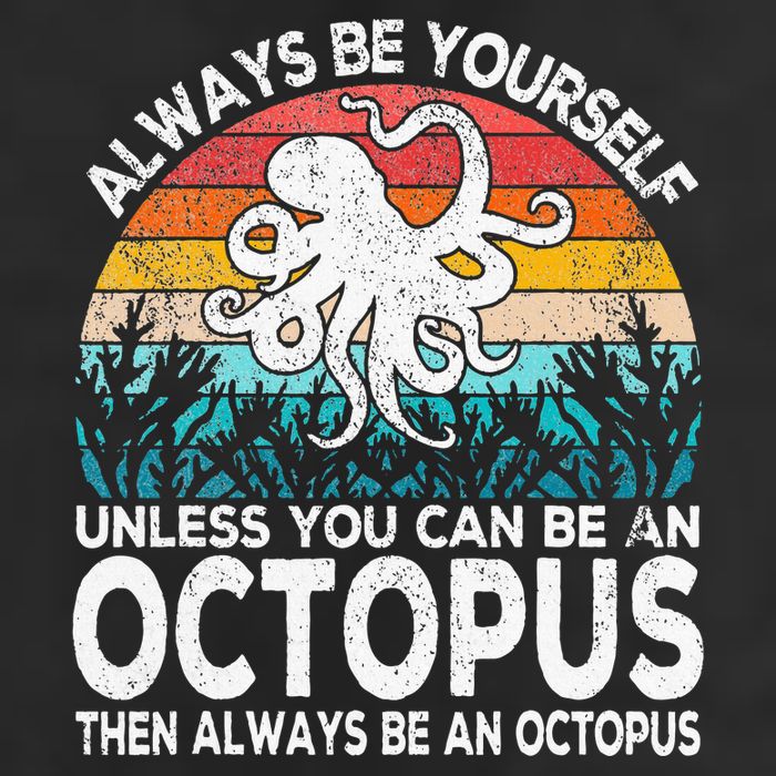 Always Be An Octopus Lover Funny Octopus Quote Retro 15oz Campfire Ceramic Mug