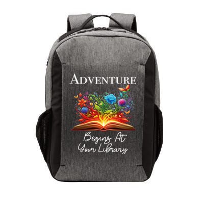 Adventure Begins At Your Library Summer Reading 2024 Flowers Cool Gift Vector Backpack