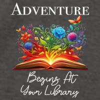 Adventure Begins At Your Library Summer Reading 2024 Flowers Cool Gift Vector Backpack