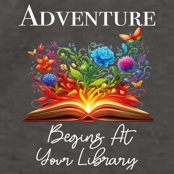 Adventure Begins At Your Library Summer Reading 2024 Flowers Cool Gift Vector Backpack