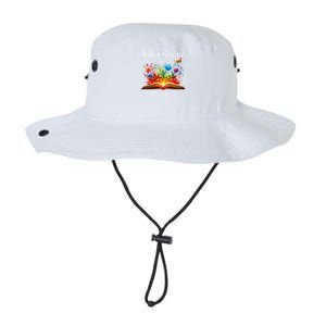 Adventure Begins At Your Library Summer Reading 2024 Flowers Cool Gift Legacy Cool Fit Booney Bucket Hat