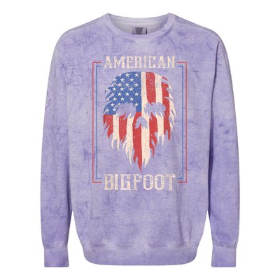 American Bigfoot Alligator Whisperer Gator Crocodile Zoo Animal Lover Colorblast Crewneck Sweatshirt