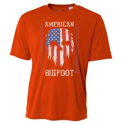 American Bigfoot Alligator Whisperer Gator Crocodile Zoo Animal Lover Cooling Performance Crew T-Shirt