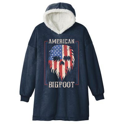 American Bigfoot Alligator Whisperer Gator Crocodile Zoo Animal Lover Hooded Wearable Blanket