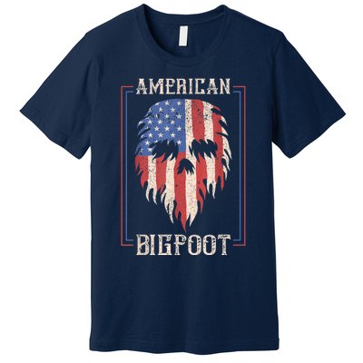 American Bigfoot Alligator Whisperer Gator Crocodile Zoo Animal Lover Premium T-Shirt