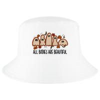All Bodies Are Beautiful Halloween Funny Ghost Positive Cool Comfort Performance Bucket Hat