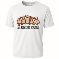 All Bodies Are Beautiful Halloween Funny Ghost Positive Performance Shirt