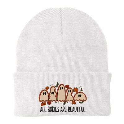 All Bodies Are Beautiful Halloween Funny Ghost Positive Knit Cap Winter Beanie