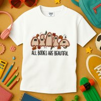 All Bodies Are Beautiful Halloween Funny Ghost Positive Kids T-Shirt