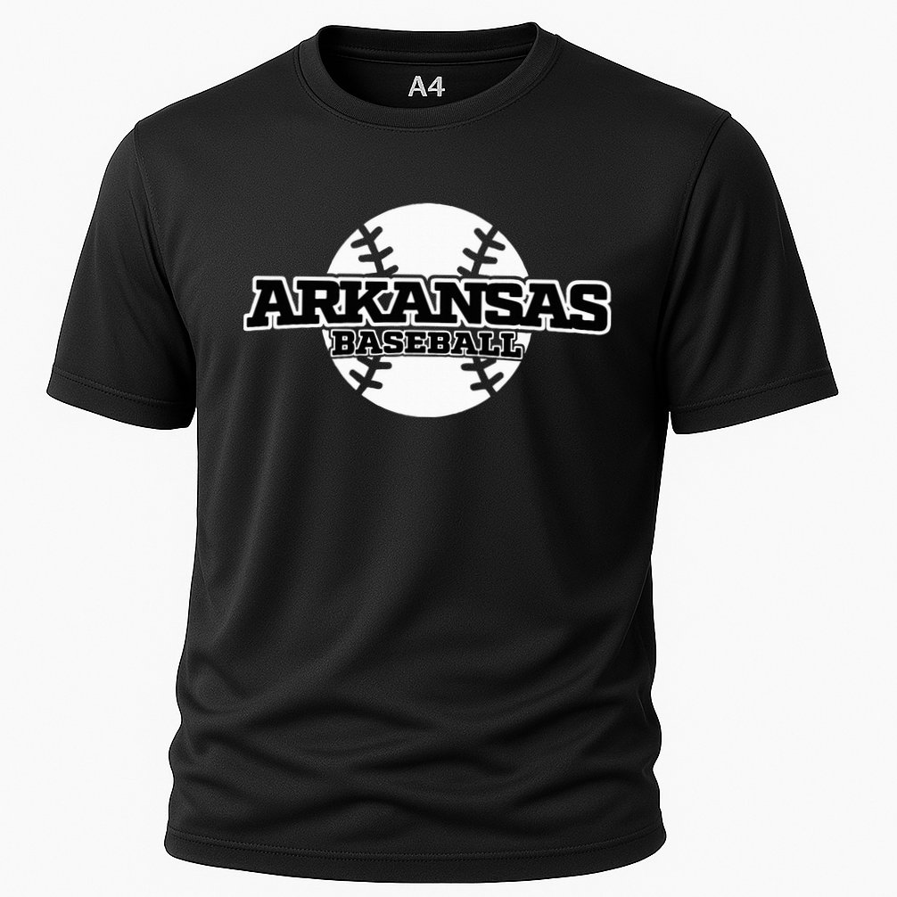 Arkansas Baseball Cooling Performance Crew T-Shirt