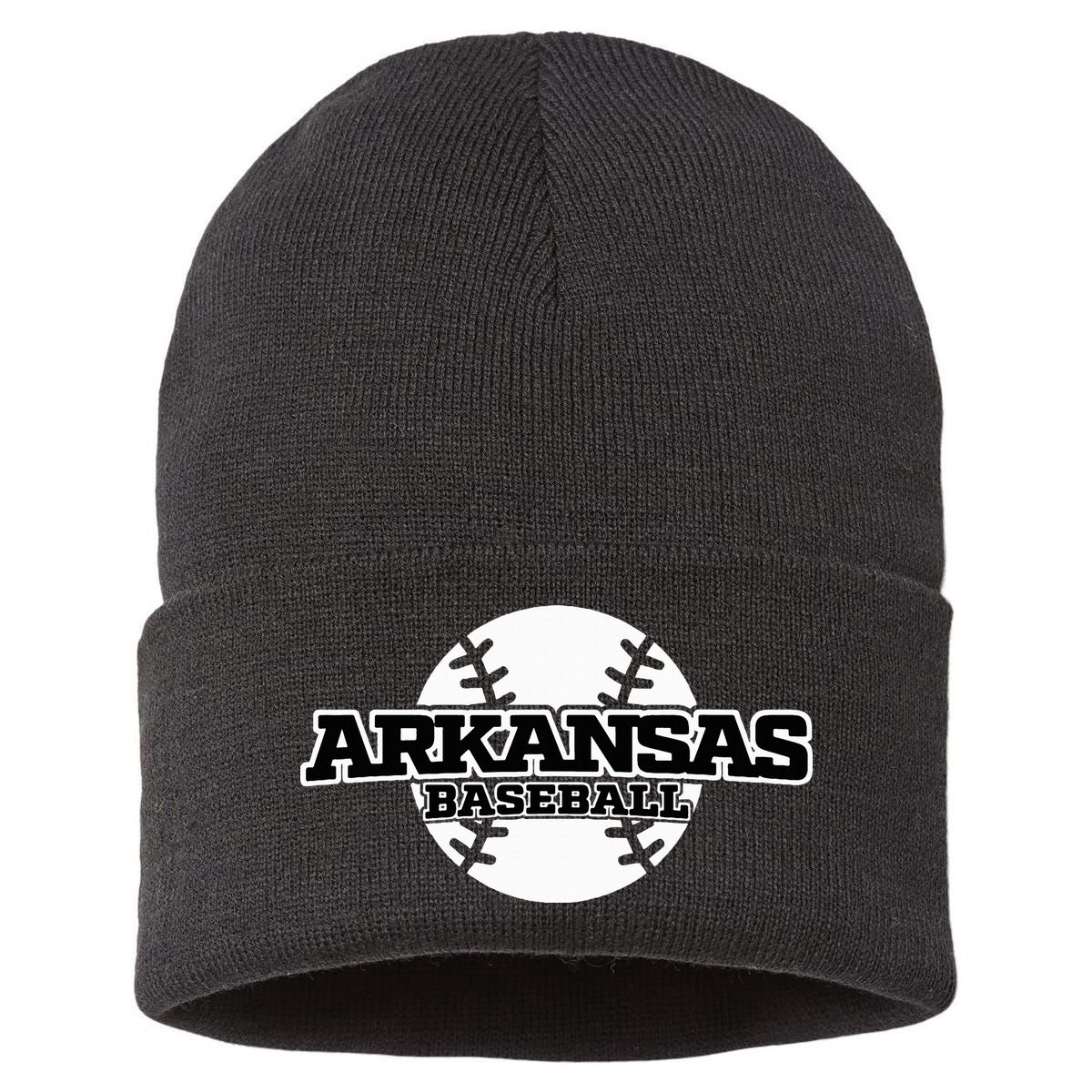 Arkansas Baseball Sustainable Knit Beanie
