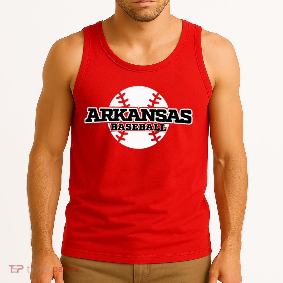 Arkansas Baseball Tank Top