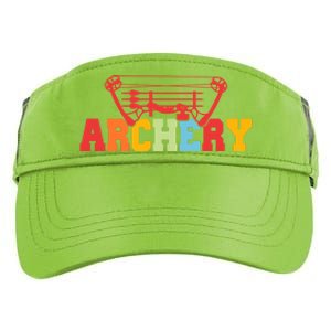 Archery Bow And Arrow Colorful Gift Adult Drive Performance Visor