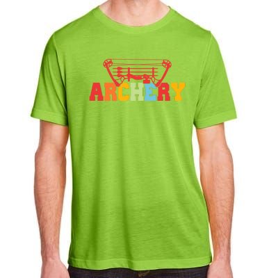 Archery Bow And Arrow Colorful Gift Adult ChromaSoft Performance T-Shirt