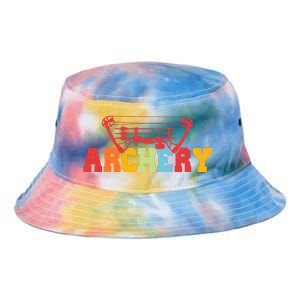 Archery Bow And Arrow Colorful Gift Tie Dye Newport Bucket Hat