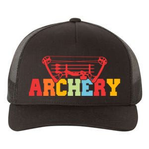 Archery Bow And Arrow Colorful Gift Yupoong Adult 5-Panel Trucker Hat