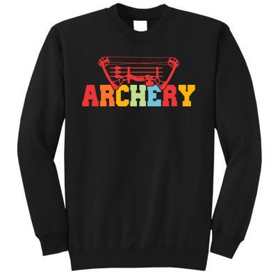 Archery Bow And Arrow Colorful Gift Sweatshirt