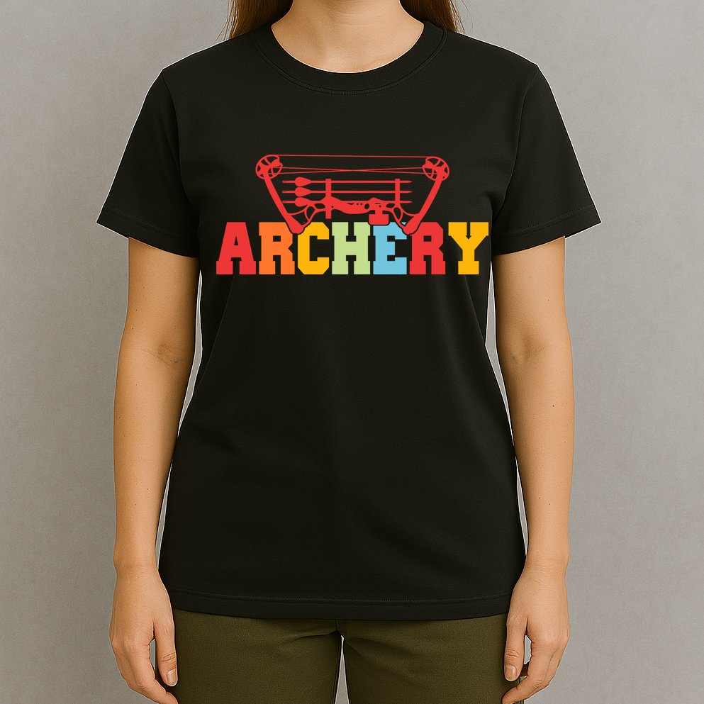 Archery Bow And Arrow Colorful Gift T-Shirt