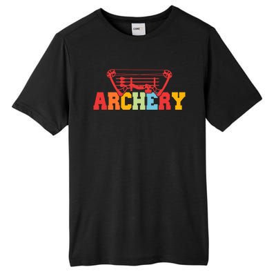 Archery Bow And Arrow Colorful Gift Tall Fusion ChromaSoft Performance T-Shirt