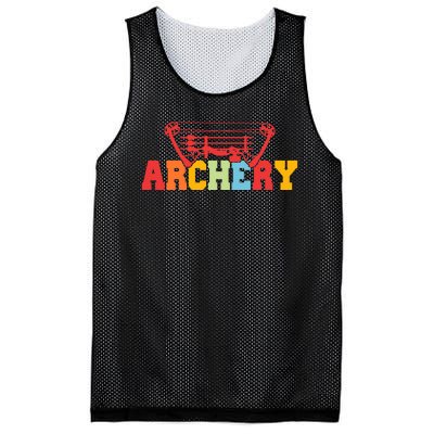 Archery Bow And Arrow Colorful Gift Mesh Reversible Basketball Jersey Tank