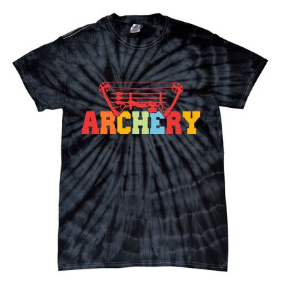 Archery Bow And Arrow Colorful Gift Tie-Dye T-Shirt