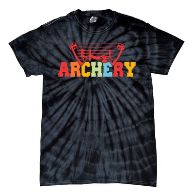 Archery Bow And Arrow Colorful Gift Tie-Dye T-Shirt