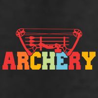 Archery Bow And Arrow Colorful Gift Golf Towel