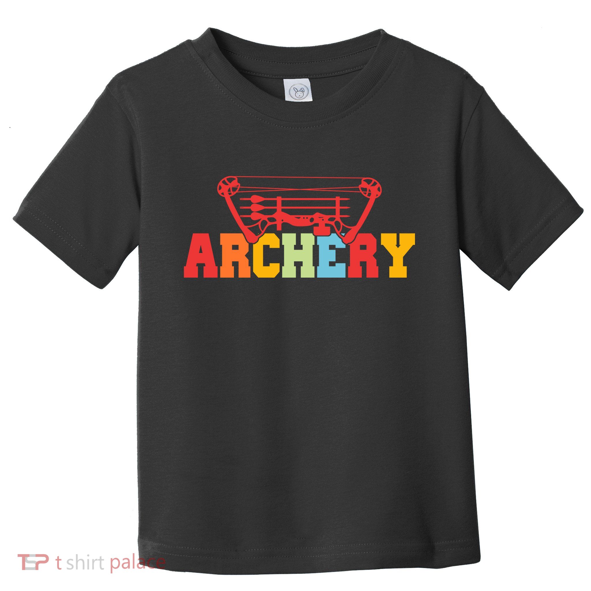 Archery Bow And Arrow Colorful Gift Toddler T-Shirt