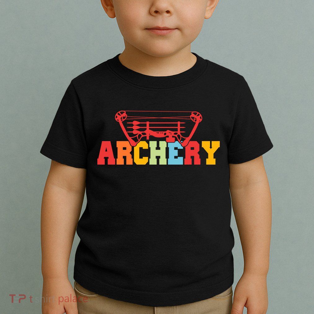 Archery Bow And Arrow Colorful Gift Toddler T-Shirt