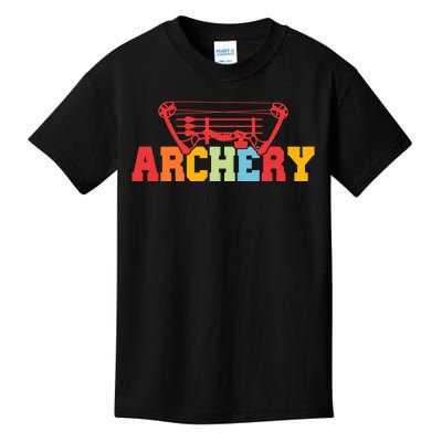 Archery Bow And Arrow Colorful Gift Kids T-Shirt