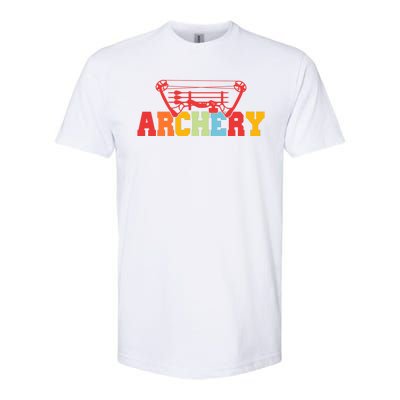 Archery Bow And Arrow Colorful Gift Softstyle CVC T-Shirt