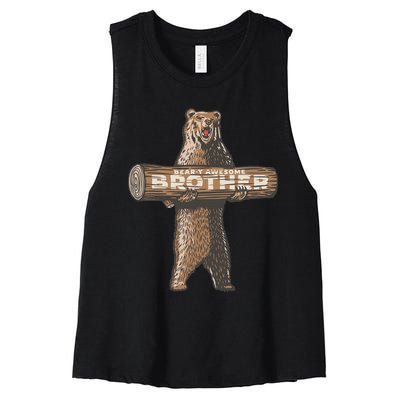 Awesome Brother Women's Racerback Cropped Tank